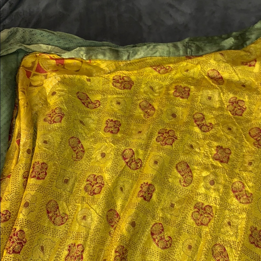 Pure 100 Silk Rap Around Skirts Reversible